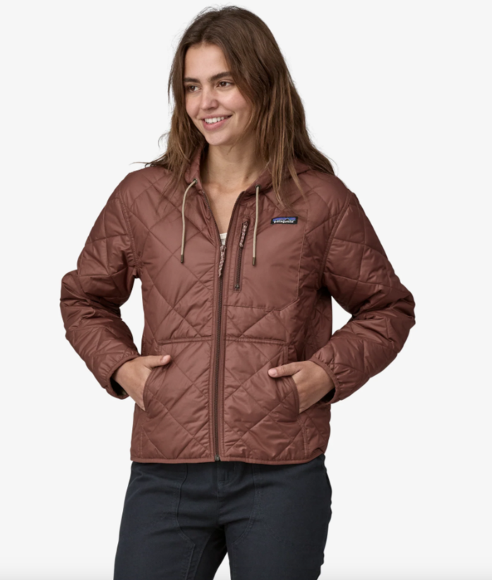 PATAGONIA - WOMENS DIAMOND QUILTED BOMBER HOODY