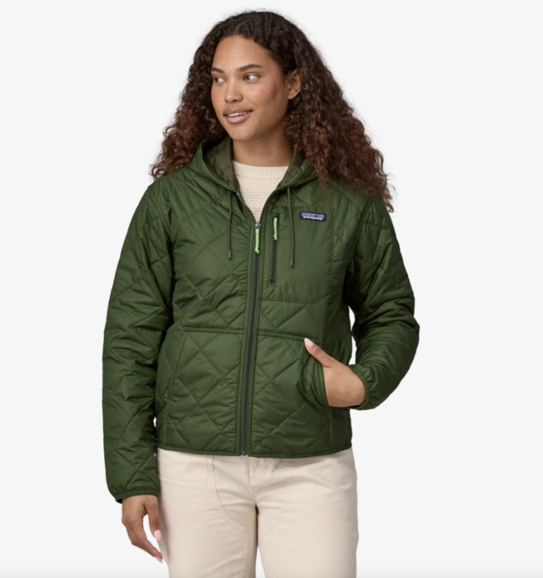 PATAGONIA - WOMENS DIAMOND QUILTED BOMBER HOODY