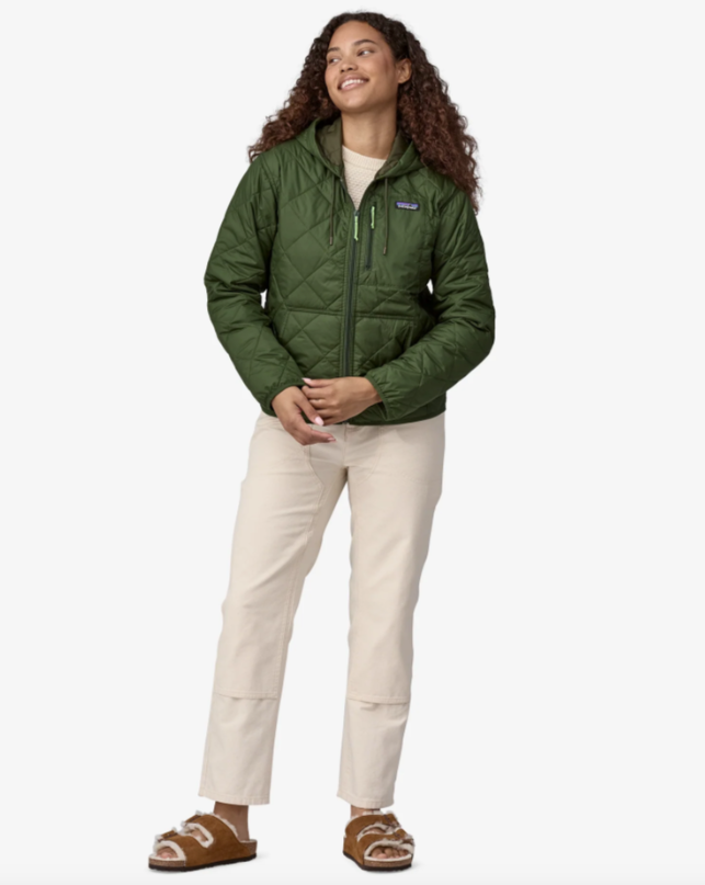 PATAGONIA - WOMENS DIAMOND QUILTED BOMBER HOODY