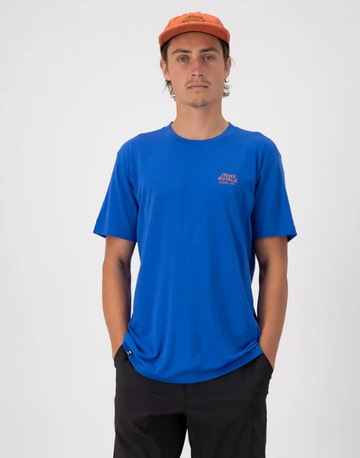 MONS - MENS ICON MERINO CLASSIC TEE - COBALT